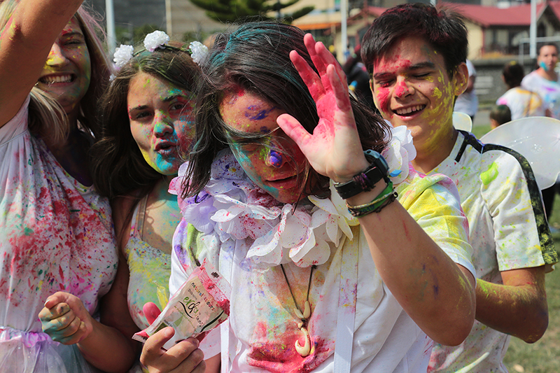 Holi Festival of Colour : Wellington : New Zealand : Richard Moore : Journalist : Photographer :